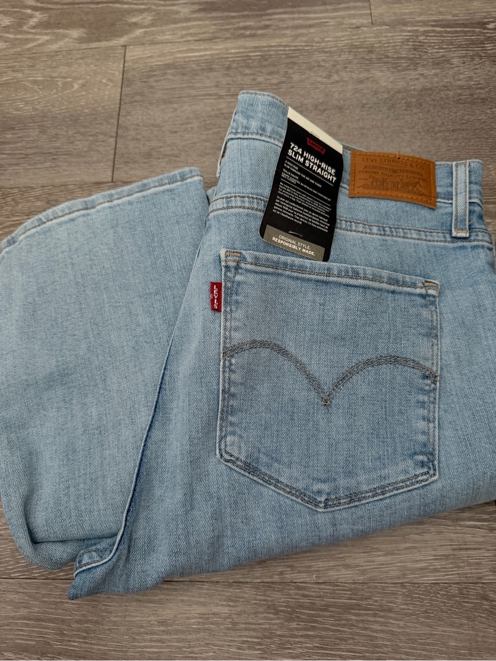 Levi's 724 High-Rise Slim Straight Women Jeans Size 31x30